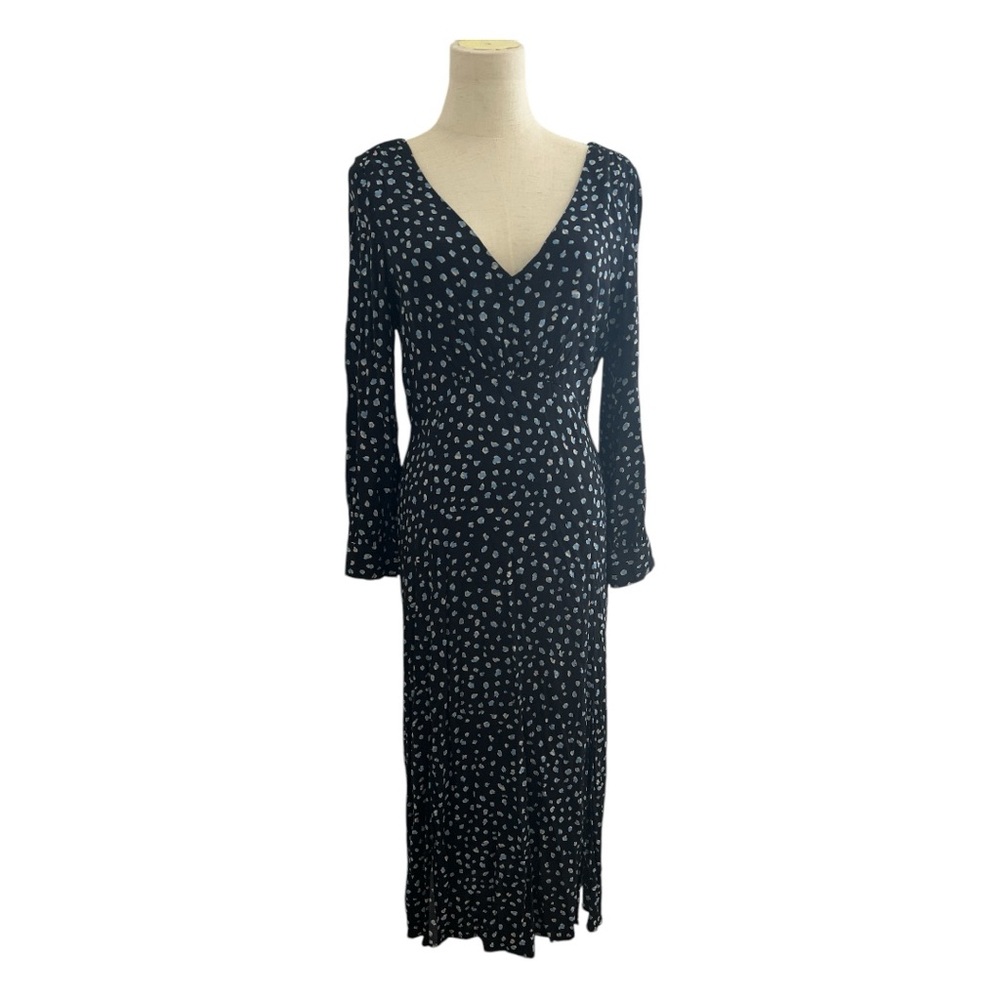 Sanctuary Black blue tan long Sleeves dress size 8
